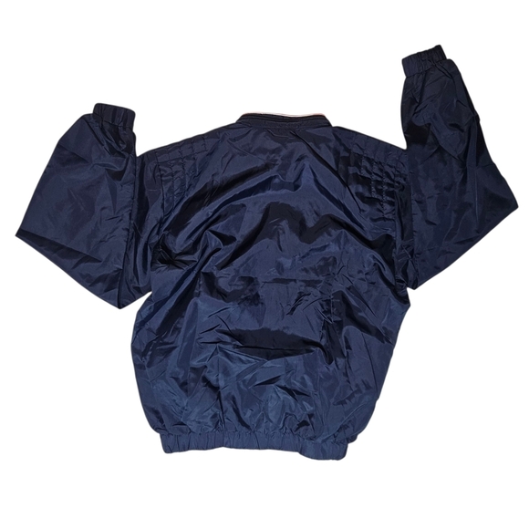 Vintage 90s Silver Fox Sportswear by Rainbow USA Flag Windbreaker NOS Deadstock - Picture 2 of 13